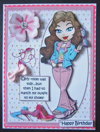Teen Diva and Her Shoes by Davina Rundle