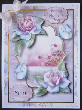 Pretty Pastel Roses & Butterflies by Davina Rundle