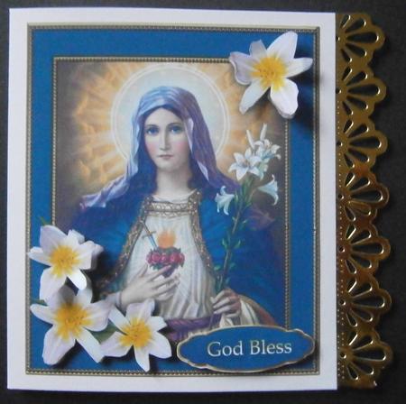 Blessings of Love Card Front by Davina Rundle
