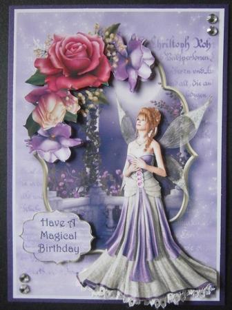 The Fairy Queen with Beautiful Belle Roses by Davina Rundle