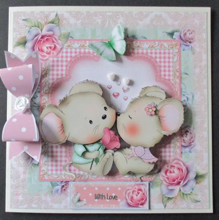 Sweet on You Cute Card Front Kit with Insert by Davina Rundle