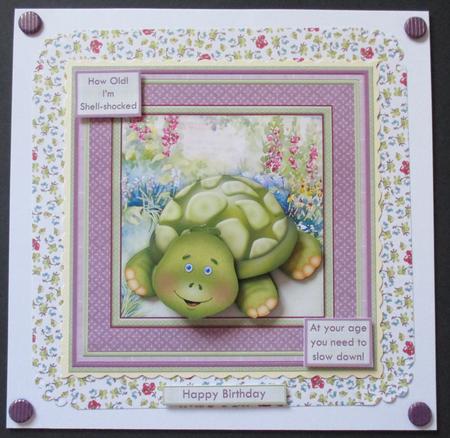 At Your Age You Need to Slow Down 8x8 Mini Kit with Ages by Davina Rundle