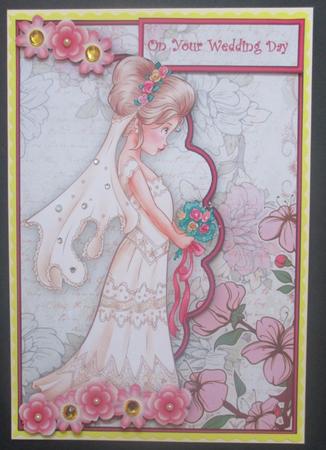 On Her Special Day Envelope Card by Davina Rundle