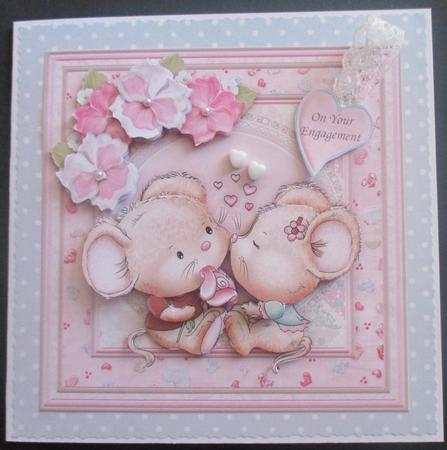 Sweet on You Mice 8x8 Mini Kit & Decoupage by Davina Rundle