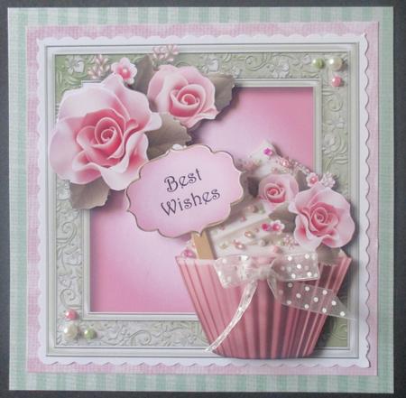 Pink Icing Rose Cupcake Mini Kit by Davina Rundle
