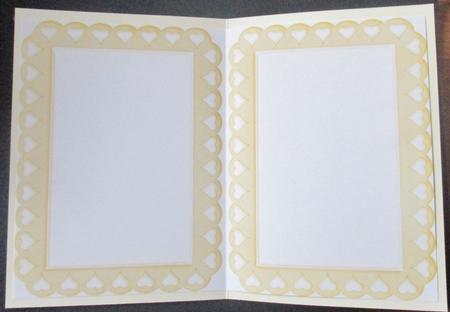 Lovely Gold Heart A5 Insert by Davina Rundle