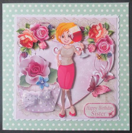 A Little Tipple - Mini Birthday Card Kit by Davina Rundle