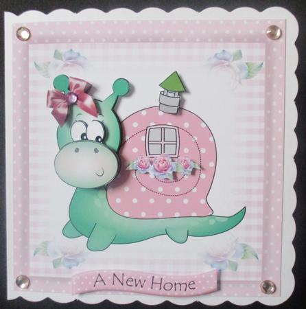 A New Home Snail Topper by Davina Rundle
