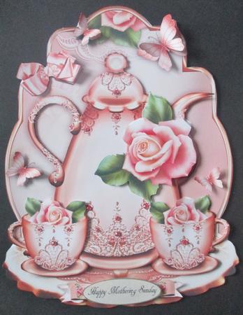 Vintage Soft Rose Teapot with Beautiful Roses by Davina Rundle