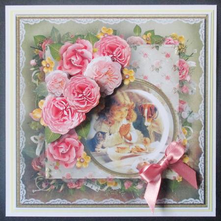 Saying Grace Card Front by Davina Rundle