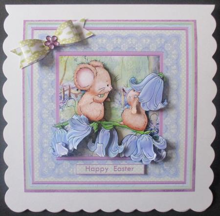Bluebell Fun 8x8 Mini Kit & Decoupage by Davina Rundle