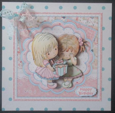 Surprise No Peeping 8x8 Mini Kit & Decoupage by Davina Rundle