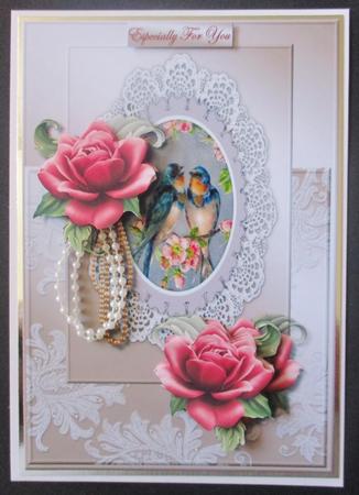 Beautiful Roses & Vintage Birds by Davina Rundle