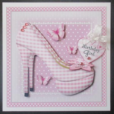 Pink Gingham Shoes Mini Kit by Davina Rundle
