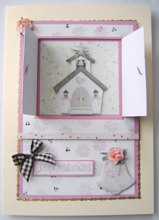 Open the Door! Wedding Congratulations Card by Davina Rundle