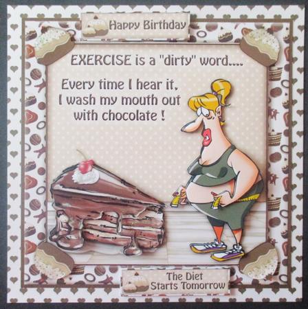 Exercise is a Dirty Word by Davina Rundle