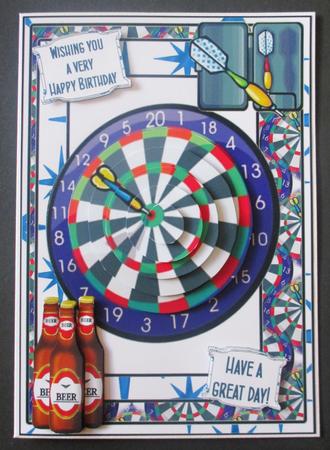 Beer and Darts by Davina Rundle