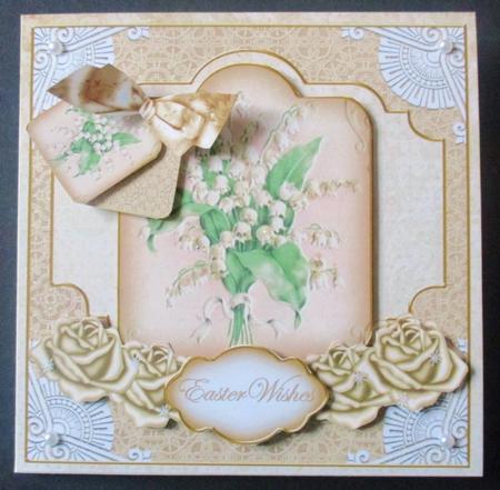 Lily of Valley Easter Wishes Special 8in Tag N' Envelope Kit by Davina Rundle