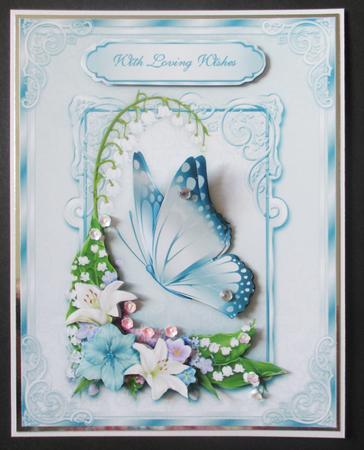 A Floral Fantasy in Blue with Step by Step by Davina Rundle