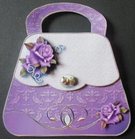 Purse Card Lavender - Mini Kit by Davina Rundle