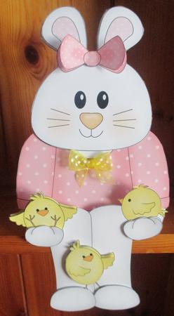 3D on the Shelf Card Kit - Easter Bunny by Davina Rundle