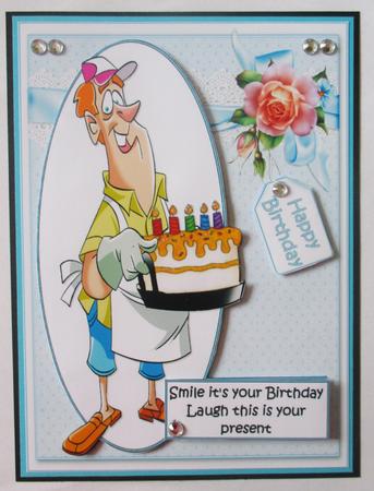 Smile Its Your Birthday Quick Card by Davina Rundle