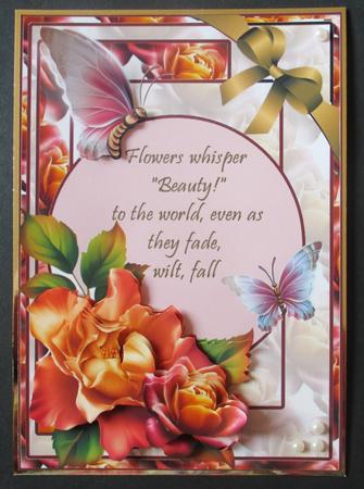 Flowers Whisper Beauty by Davina Rundle