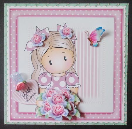 Chloe with Roses by Davina Rundle