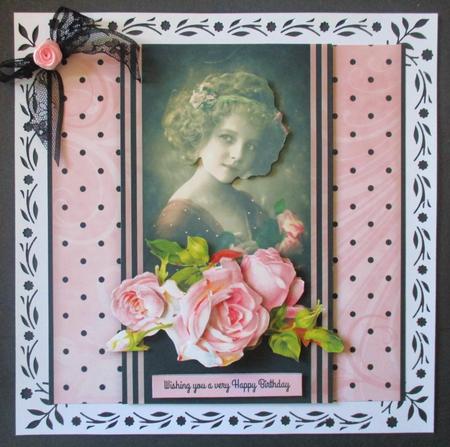 Vintage Ladies with Flowers Bumper Kit by Davina Rundle