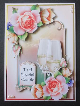 Champagne & Spring Roses by Davina Rundle