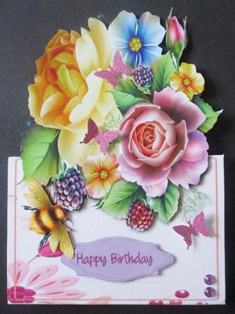 Beautiful Over the Edge , English Roses by Davina Rundle