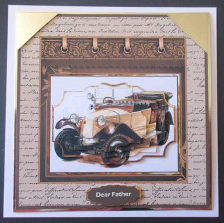 Open Top Vintage Car Mini Kit by Davina Rundle
