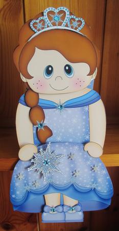 3D on the Shelf Card Kit - Little Ice Princess Kay by Davina Rundle