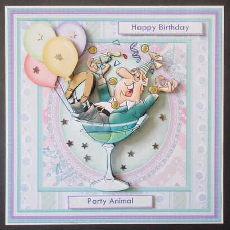 Party Guy Male Birthday Retirement or Father's Day Mini Kit by Davina Rundle