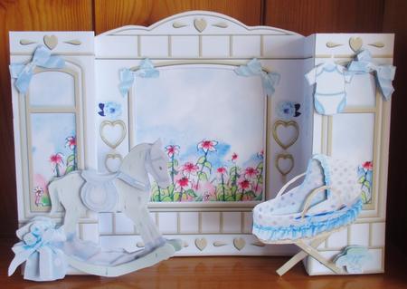 My Little Rooms Mini-kit - Blue Nursery by Davina Rundle