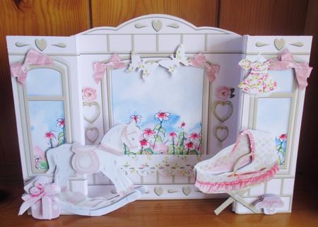 My Little Rooms Mini-kit - Pink Nursery by Davina Rundle
