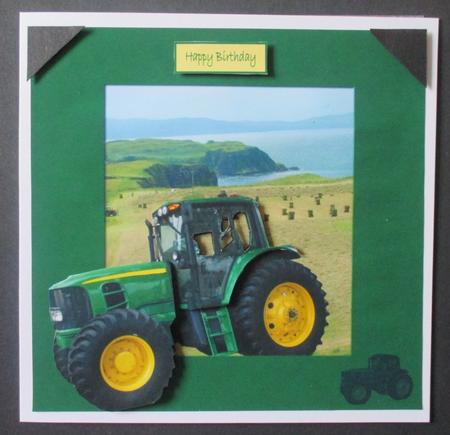 Tractor Out of the Frame by Davina Rundle