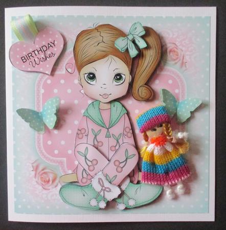 Poppy in Her Onesie Mini Kit by Davina Rundle