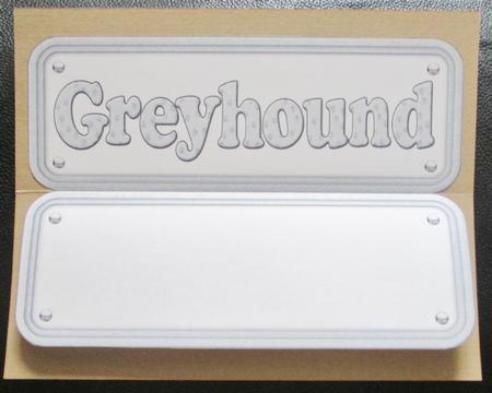 Greyhound Name Sign Insert by Davina Rundle