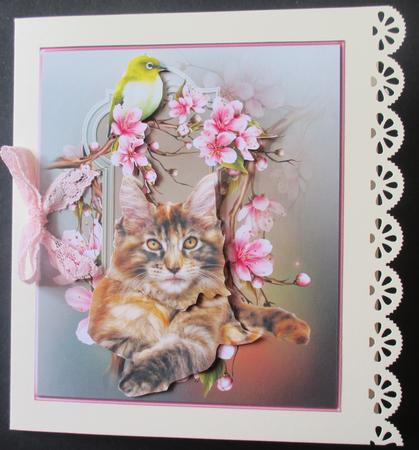 Wild Friends Topper with Decoupage by Davina Rundle