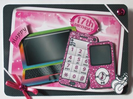 Girls Pink Gadgets & Things, Mobile, Laptop, Mp3 Player by Davina Rundle