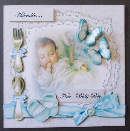 Vintage New Baby Boy by Davina Rundle