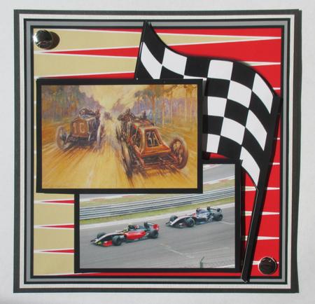 Motor Racing Then and Now by Davina Rundle