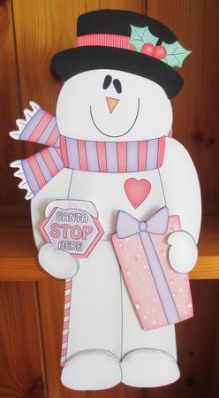 3D on the Shelf Card Kit - Santa Stop Here for Snowman Rio! by Davina Rundle
