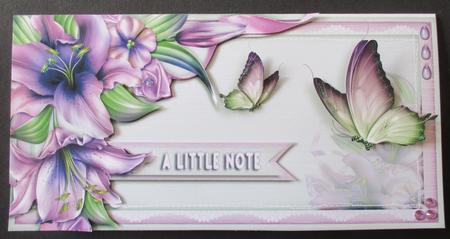 Cardtopper Sweet Lily 391 by Davina Rundle
