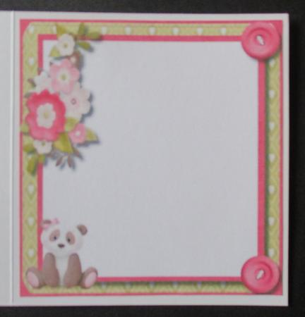 Incert Peek-a-boo Panda  by Davina Rundle