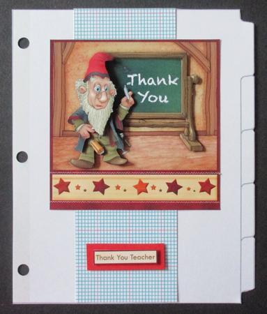 Wise Teacher Thank You Birthday or Father's Day by Davina Rundle