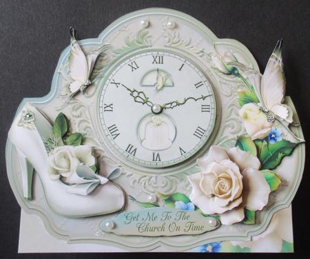 The Cream Wedding Clock by Davina Rundle