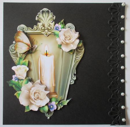 White Rose Lantern by Davina Rundle