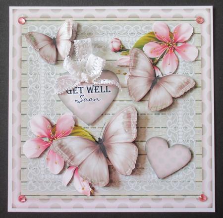 Pink Butterflies Mini Kit by Davina Rundle